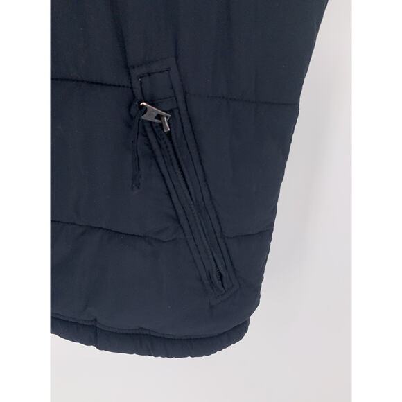 Y2K Abercrombie & Fitch Puffer Vest Large Navy Blue Full Zip Preppy AF Large - Picture 4 of 13